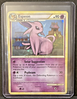 Espeon 2/90 Pokemon Undaunted - Cracked Ice Holo Rare - TCG - LP - Image 4