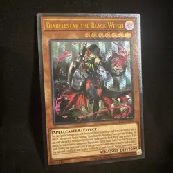 Yu-Gi-Oh! Diabellstar The Black Witch OP26-EN001 Ultimate Rare NM - Image 1