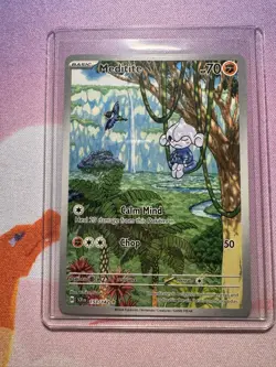 MEDITITE 153/142 STELLAR CROWN POKEMON (ILLUSTRATION RARE, NM) - Image 1
