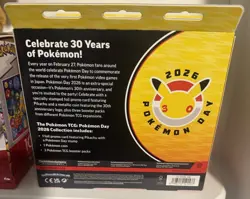 Pokemon TCG Pokemon Day 2026 Collection 30th Anniversary - New & Factory Sealed - Image 2