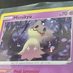 Pokemon TCG Darkness Ablaze - Mimikyu 081/189 Cosmos Holo Promo - Image 3
