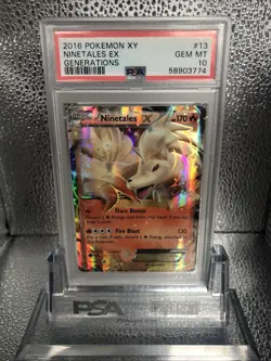 PSA 10 Gem Mint Pokemon 2016 XY Generations Ninetales EX 13/83 -Read Description - Image 1