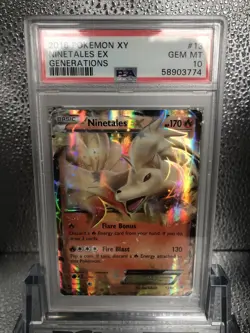 PSA 10 Gem Mint Pokemon 2016 XY Generations Ninetales EX 13/83 -Read Description - Image 2