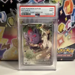 PSA 9 N’s Zorua 189 Promo Journey Together Elite Trainer Box ETB Pokemon TCG - Image 1