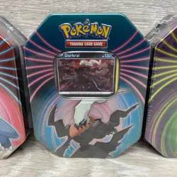 U21341 Factory Pokemon Mighty Mysterious Tin TCG 2021 Snorlax Dar G1N - Image 3