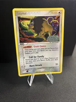 Pokemon TCG Tauros Crystal Guardians 12/100 Holo Rare STAMPED - Image 1