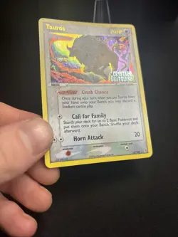 Pokemon TCG Tauros Crystal Guardians 12/100 Holo Rare STAMPED - Image 2