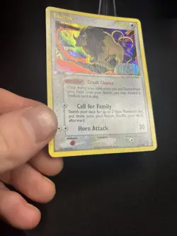 Pokemon TCG Tauros Crystal Guardians 12/100 Holo Rare STAMPED - Image 4