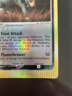 Pokemon TCG Houndoom 34/97 EX Dragon Reverse Holo NM - Image 4