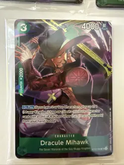 5 Dracule Mihawk (Illustration Box Vol.4) ST12-003 One Piece Foil Sealed - Image 2