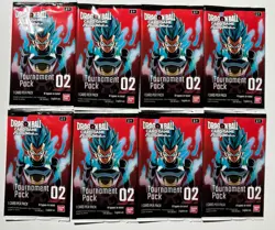 8 packs of Dragon Ball Super Card Fusion World Tournament Pack 02 English - Image 1