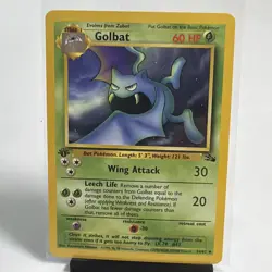 Pokemon TCG Golbat Fossil 1st Edition Uncommon Card 34/62 LP-NM - Image 1