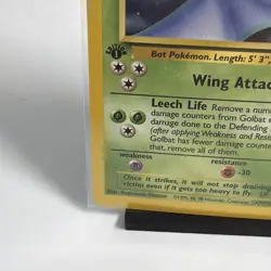 Pokemon TCG Golbat Fossil 1st Edition Uncommon Card 34/62 LP-NM - Image 5