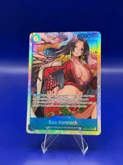 Boa Hancock OP07-051 SR ONE PIECE Tcg Card Game NM Blue - Image 1