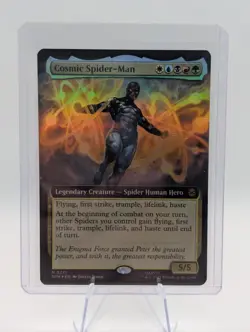Magic The Gathering Marvel Spider-Man Cosmic Spider-Man Extended Art #0271 Foil - Image 1