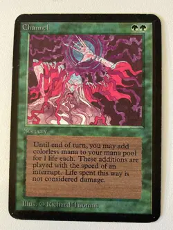 Magic the Gathering MTG ALPHA CHANNEL LP (Beta Bob) - Image 1