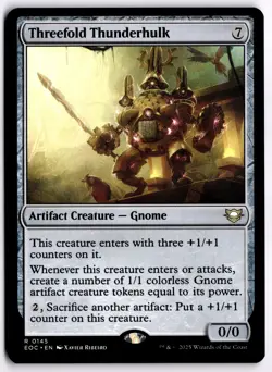 Threefold Thunderhulk NM EOC Commander: Edge of Eternities MTG - Image 1