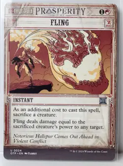 Fling [New, Near Mint] Showcase {Thunder Junction: Breaking News} - Image 1