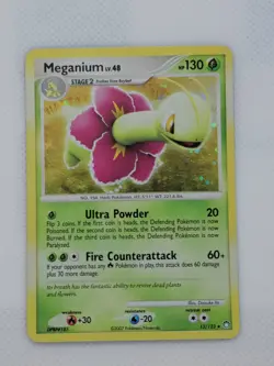 Meganium 13/123 Mysterious Treasures Pokemon Holo LP - Image 1
