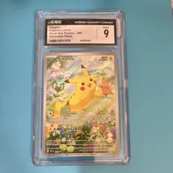 CGC 9 Pikachu Sv: Scarlet & Violet Promo Cards 088 Holo Pokemon TCG - Image 1