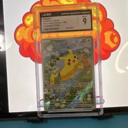 CGC 9 Pikachu Sv: Scarlet & Violet Promo Cards 088 Holo Pokemon TCG - Image 3