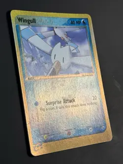 Pokemon Wingull 77/109 Reverse Holo EX Ruby & Sapphire - MP - Image 2