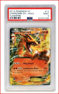 2014 Pokemon XY Charizard EX - HOLO Flashfire 12/106 PSA 9 - Image 1