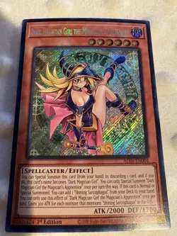 Yu-Gi-Oh Dark Magician Girl the Magician's Apprentice Alin-En004 SCR Secret Rare - Image 1