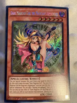 Yu-Gi-Oh Dark Magician Girl the Magician's Apprentice Alin-En004 SCR Secret Rare - Image 3