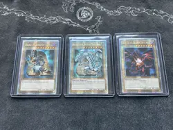 Blue-Eyes White Dragon Dark Magician Red-Eyes LC01 Quarter Century Yugioh QCR - Image 5