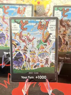 One Piece DON!! Egghead 5 card Set OP14 Azure Sea’s Seven ENG Near Mint - Image 2