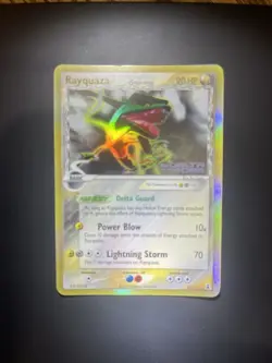 Pokemon Rayquaza EX Delta Species Reverse Holo 13/113 90 HP Holo Rare Card - Image 1