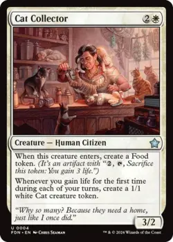 Cat Collector - NM Foil U : Foundations - Image 1