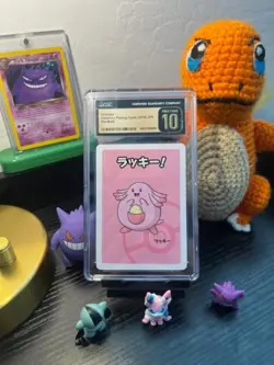 2019 Pokemon Japanese Playing Cards Old Maid Chansey CGC 10 PRISTINE - Image 1