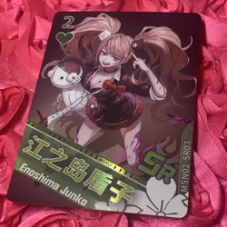 Junko Enoshima Danganronpa Goddess Story Sexy Anime Waifu Card SR - Image 1