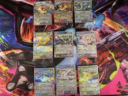 COMPLETE Eeveelution English EX 9 Card Set NM Prismatic Evolutions - Image 1