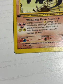 2002 Shining Charizard Neo Destiny Holo Pokemon Card 107/105 #107 ENG - Image 2