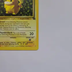 Pokemon Vintage Ivy Pikachu #1 WotC Black Star League Promo 1999 - Image 2