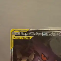 2019 Pokemon Gengar & Mimikyu GX (Full Alt Art) 165/181 Team Up PSA 10 - Image 3