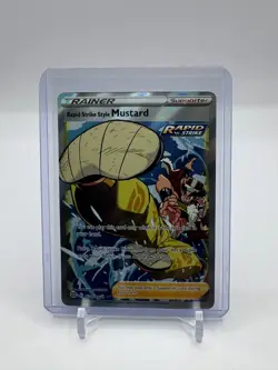 Holo Rapid Strike Style Mustard TG27/TG30 Ultra Rare Brilliant Stars Pokemon TCG - Image 1