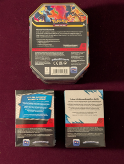 Pokemon Mega Charizard Tin, Black Bolt, Journey Together Booster Bundles Lot (3) - Image 2