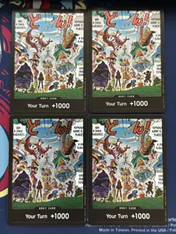 4x DON!! Card Holofoil (Egghead) One Piece OP14 The Azure Sea's Seven Warlords - Image 1