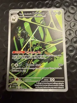Pokemon TCG Team Rockets Spidops Illustration Rare Card 187/182 Destined Rivals - Image 1