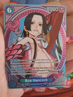 SP Boa Hancock EB03-026 SP SR Parallel ONE PIECE Card Heroines English - Image 2