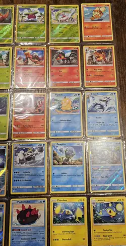 2017 Sun and Moon Base Set Pokemon Card Lot - 35 cards (LAPRAS GX) - Image 4