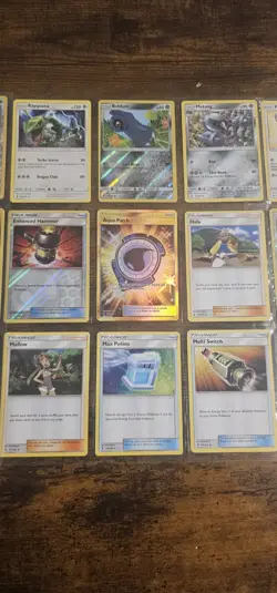 2017 SM Guardians Rising Pokemon Card Lot - 24 Cards (161/145 Aqua Patch SECRET) - Image 3