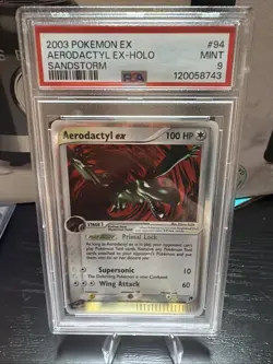 Pokemon TCG Aerodactyl EX Ultra Rare Card 94/100 - Image 1