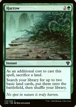 X 1 Harrow NM-M Ikoria Commander 176 MTG Magic the Gathering - Image 1