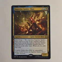Magic: The Gathering Superior Spider-Man Rare Legendary Marvel 0155 Blue Black … - Image 1