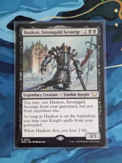 MTG Haakon, Stromgald Scourge - NM - March of the Machine - Image 1